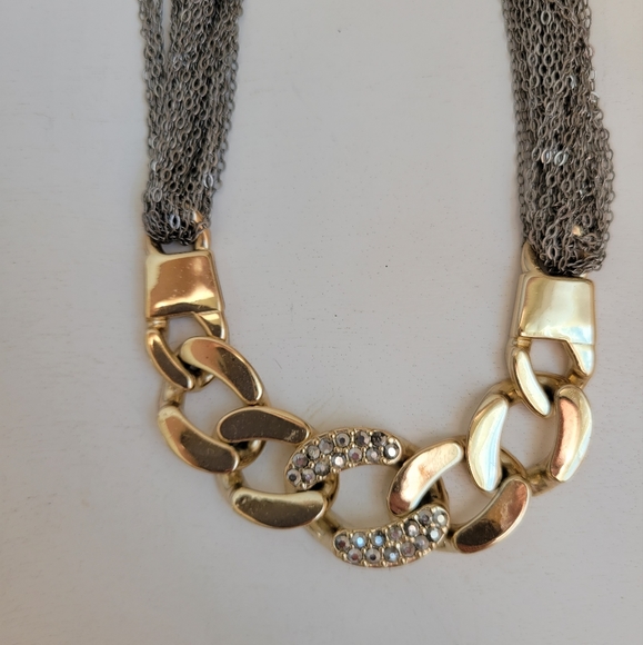 EXPRESS statement piece necklace: Gold collar - Picture 5 of 5